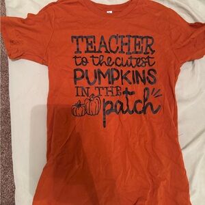 Orange Kids Shirt - Teacher to the Cutest Pumpkins